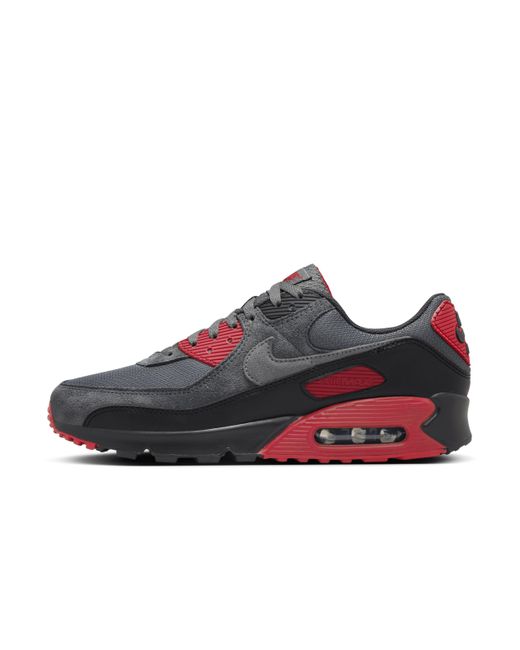 Mens red 'air max 90 hotsell