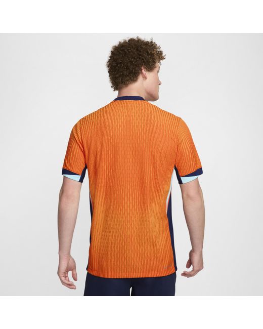 Nike Orange Netherlands ( Team) 2024/25 Match Home Dri-fit Adv Football Authentic Shirt 50% Recycled Polyester for men