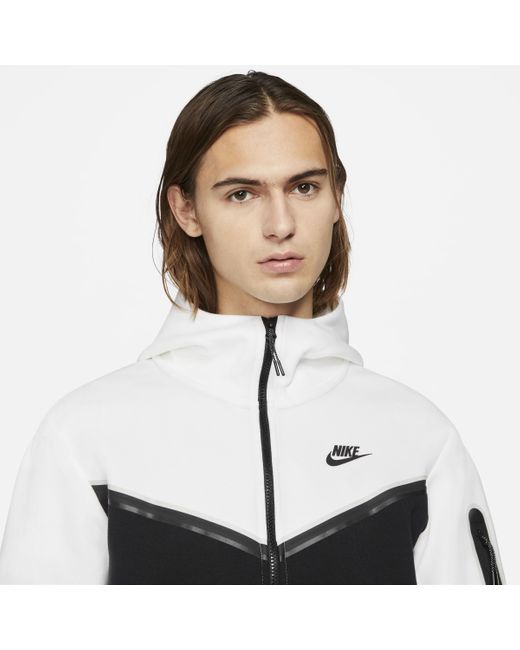 Felpa con cappuccio e zip a tutta lunghezza Sportswear Tech Fleece da Uomo  di Nike in Grigio | Lyst