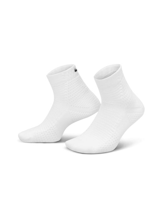 Nike White Unicorn Dri-Fit Adv Cushioned Ankle Socks (1 Pair)