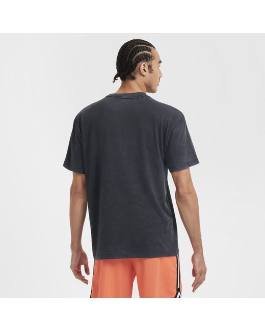 Nike Gray Max90 Basketball T-Shirt for men