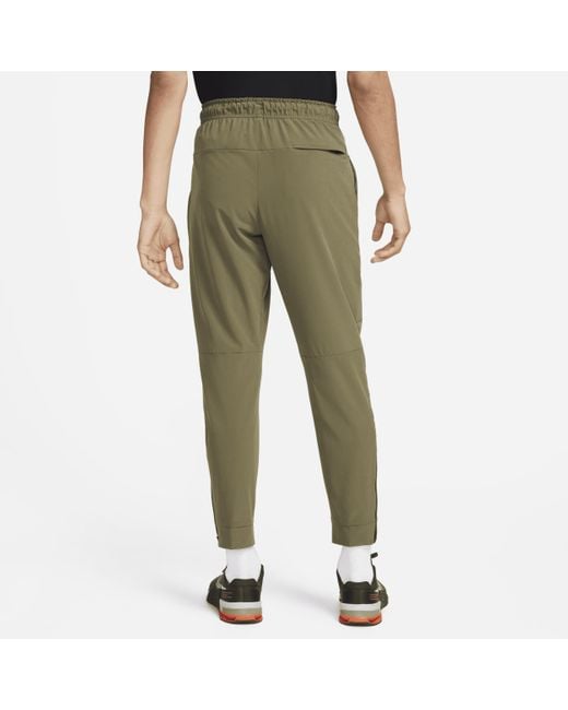 Nike Green Unlimited Dri-fit Zippered Cuff Versatile Pants for men