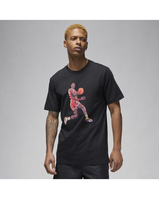 Nike Gray Jordan Flight Essentials T-shirt Cotton for men