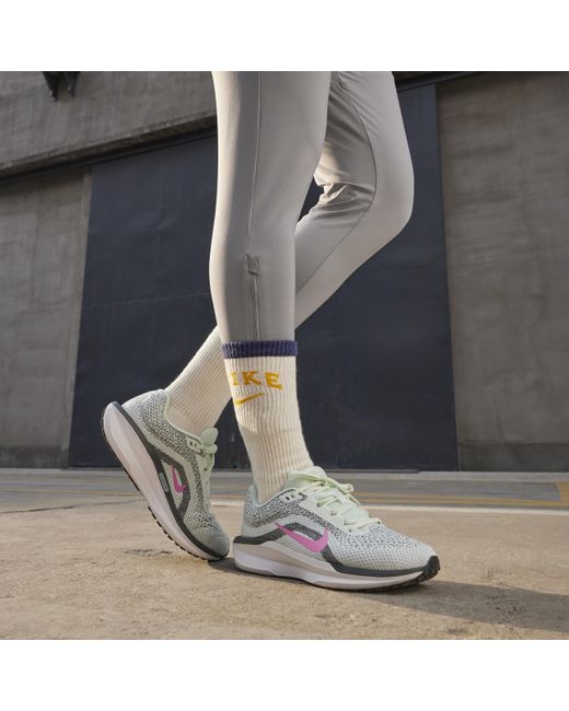 Nike Winflo 11 Hardloopschoenen in het White