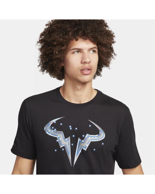 Nike Black Rafa Court Dri-fit T-shirt Polyester for men