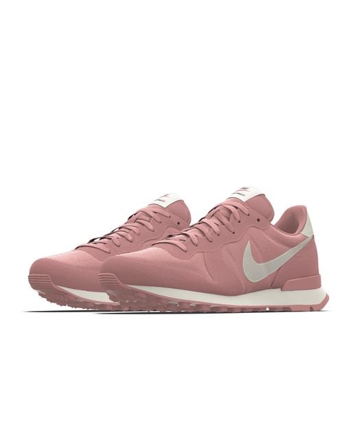 Nike Pink Internationalist By You Custom Shoe