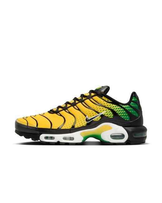 Nike Yellow Air Max Plus Shoes for men
