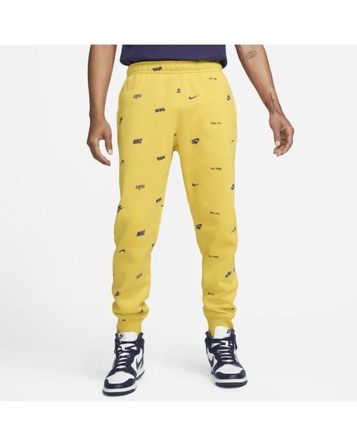 Nike club swoosh men's fleece sweatpants pants classic fit deals