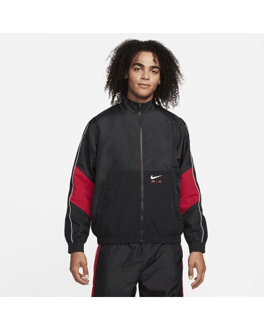 Nike Black Air Woven Tracksuit Jacket Polyester for men