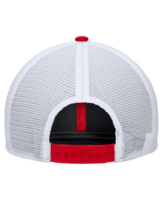 Nike Red Ohio State College Snapback Trucker Hat