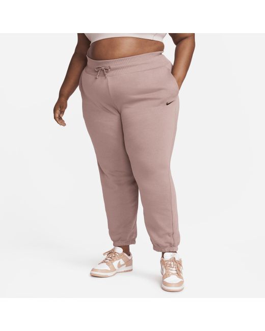 Nike Natural Sportswear Phoenix Fleece High-waisted Oversized Sweatpants (plus Size)
