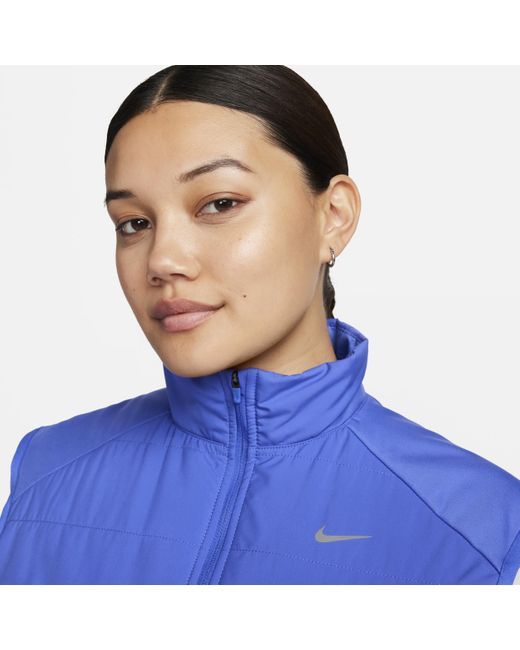 Nike Blue Therma-fit Swift Running Vest