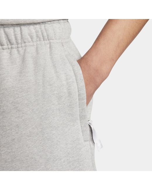 Nike Natural Solo Swoosh Fleece Shorts Cotton for men