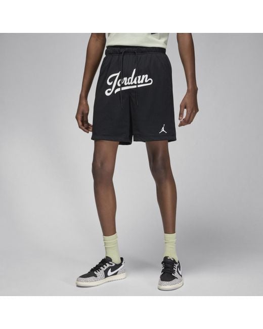 Nike Black Jordan Flight Mvp Mesh Shorts Polyester for men