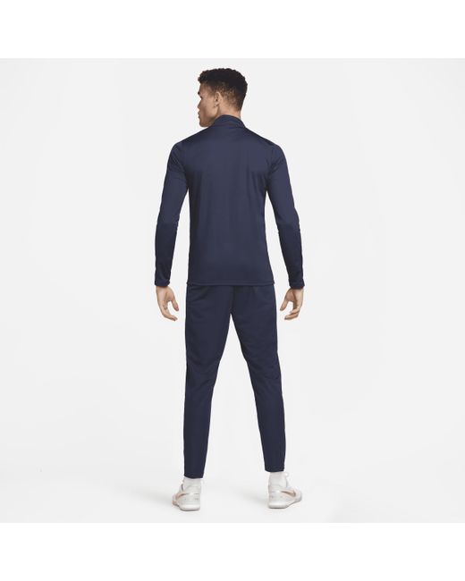Nike Blue Academy Dri-fit Football Tracksuit Polyester for men