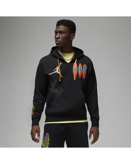 Nike Jordan Flight Mvp Men's Fleece Hoodie in Black for Men Lyst