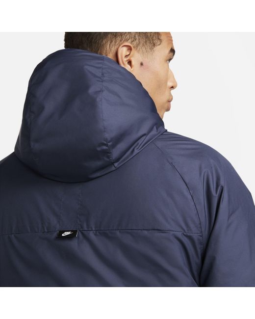 Nike Sportswear Therma-fit Legacy Reversible Hooded Jacket in Blue for ...
