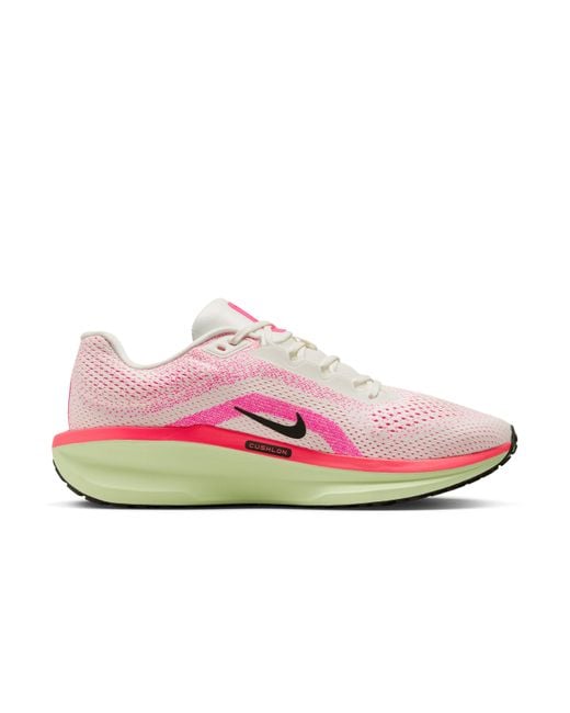 Nike Pink Winflo 11 Road Running Shoes for men