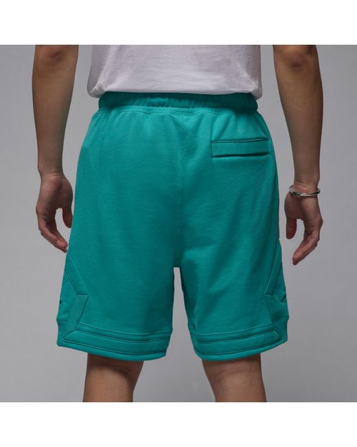 Nike Green Nike Flight Fleece Diamond Shorts for men