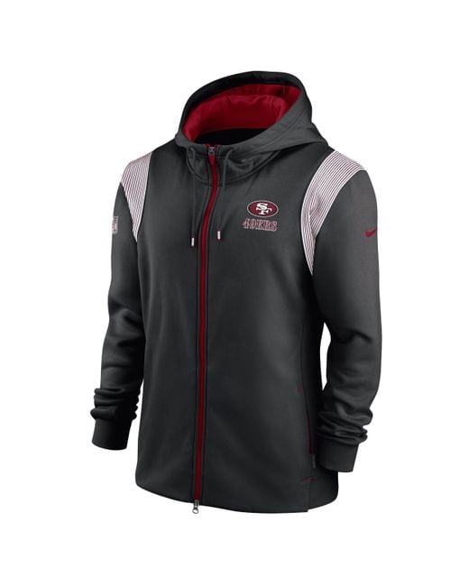 Nike Therma Lockup (nfl San Francisco 49ers) Full-zip Hoodie in Black for  Men | Lyst