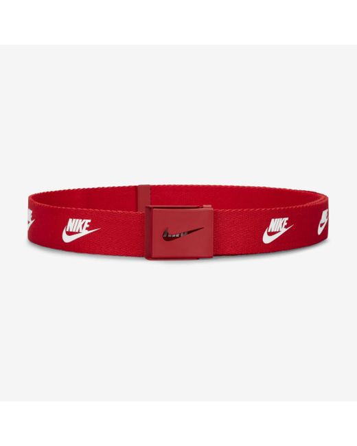 Nike Futura Web Golf Belt in University Red (Red) for Men | Lyst