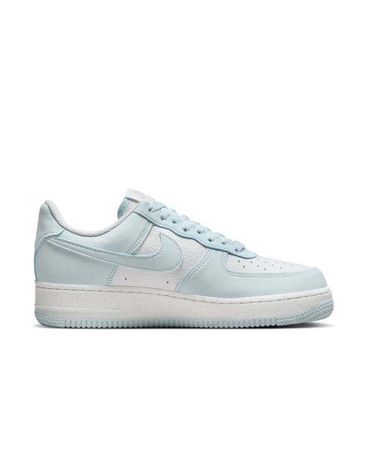 Nike Blue Air Force 1 '07 Next Nature Shoes Leather