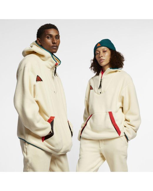 Nike Natural Acg Sherpa Fleece Hoodie for men
