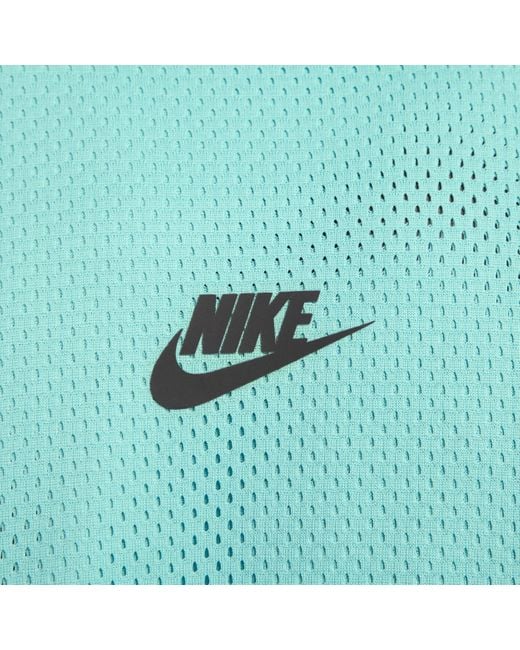 T-shirt in mesh dri-fit sportswear max90 di Nike in Green da Uomo