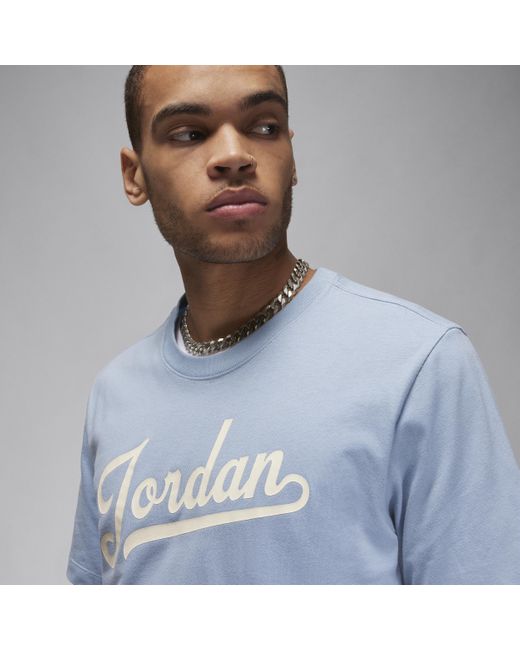 Nike Blue Jordan Flight Mvp T-shirt Cotton for men