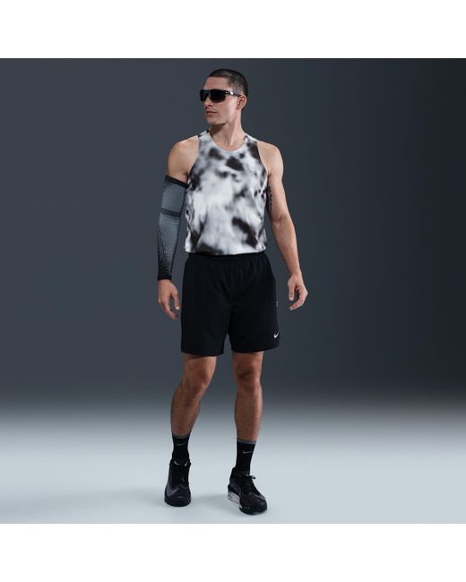 Nike Gray Running Division Breathe Dri-Fit Adv Running Tank Top for men