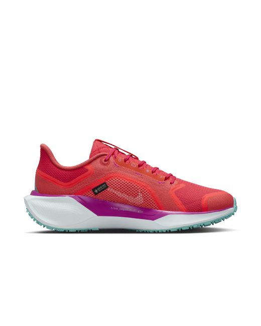 Nike Red Pegasus 41 Gore-Tex Waterproof Road Running Shoes