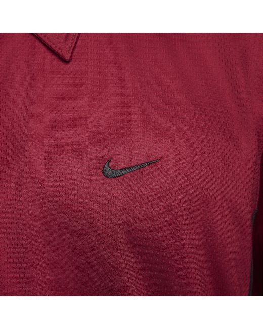 Maglia da basket a manica corta dri-fit dna cver di Nike in Red da Uomo