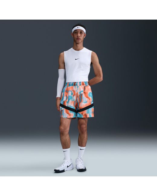 Nike Blue Icon Dri-Fit 6" Basketball Shorts for men