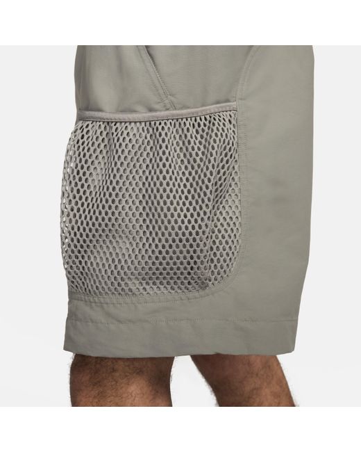 Nike Gray Acg "snowgrass" Cargo Shorts for men