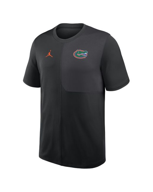 Nike Black Florida Sideline Coach Brand Dri-Fit College Top for men