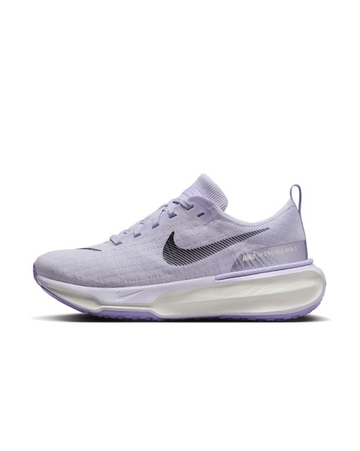 Nike Gray Invincible 3 Road Running Shoes (extra Wide)