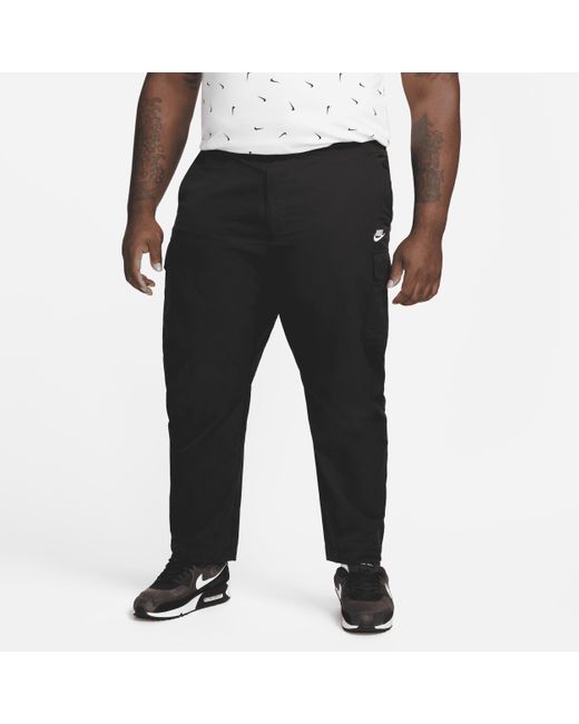 Nike Sportswear Unlined Utility Cargo Pants in Black for Men