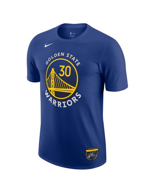 Nike Blue Stephen Curry Golden State Warriors Select Series Nba T-Shirt for men