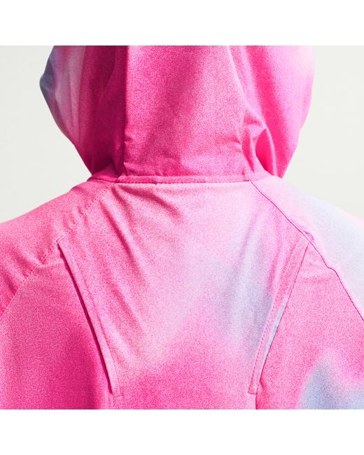 Nike Pink Swift Repel Packable Running Jacket