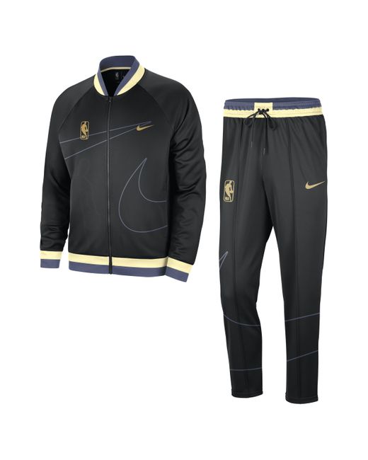 Nike Black Team 31 Starting 5 Dri-fit Tracksuit for men