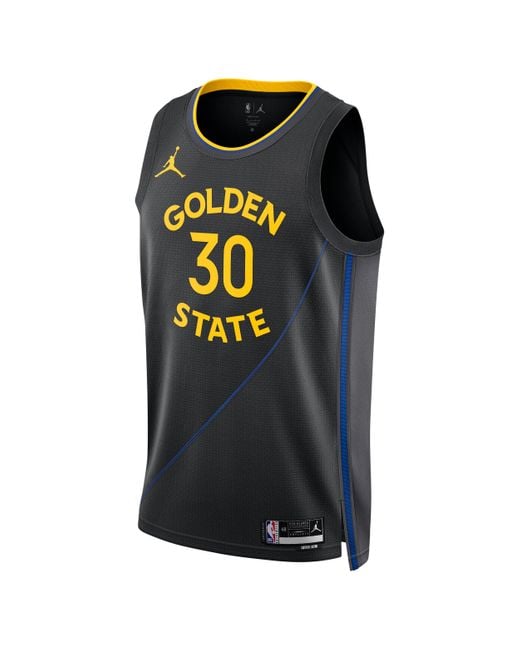 Nike Black Nike Stephen Curry Golden State Warriors 2024/25 Statement Edition Dri-Fit Nba Swingman Jersey for men