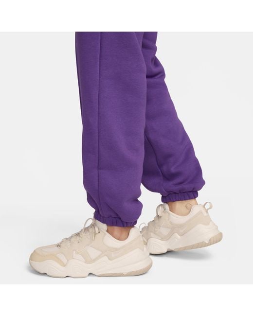 Nike Sportswear joggingbroek Van Fleece in het Purple