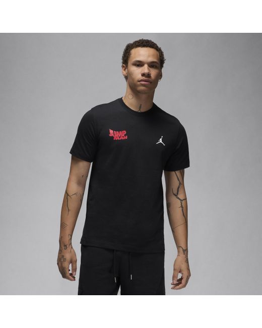 Nike Black Jordan Brand T-shirt Cotton for men