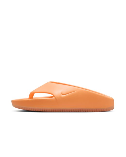 Nike Orange Calm Flip-Flops