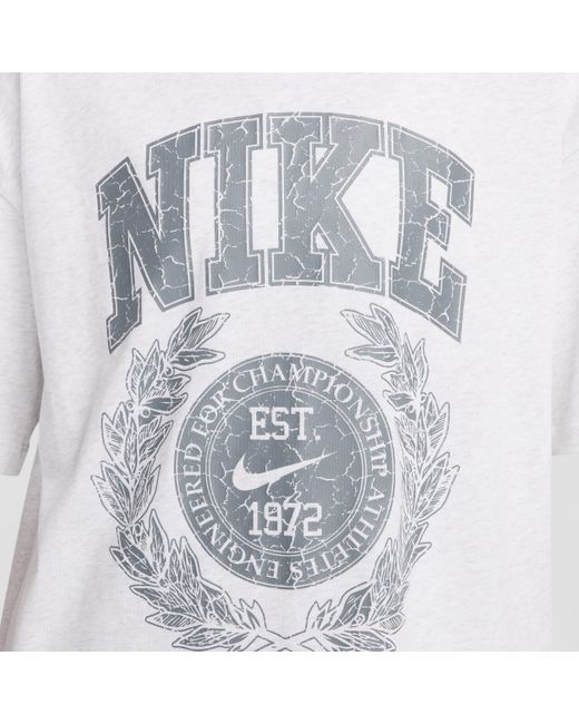 Nike White Sportswear Essential Oversized T-shirt