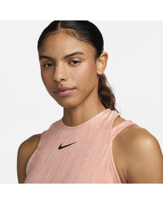 Nike Pink Court Slam Tank Top Polyester