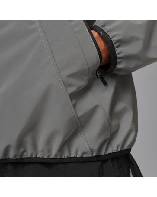 Nike Gray Brooklyn Hike Mike Reflective Draft Jacket for men