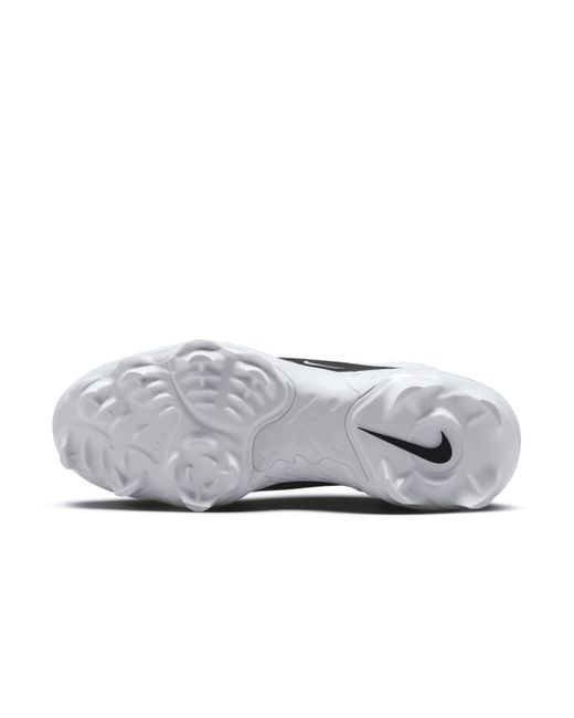 Nike Alpha Huarache Elite 4 Low Mcs Baseball Cleats in White for