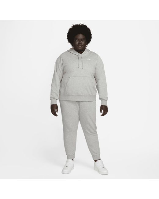 Nike Gray Sportswear Club Fleece Mid-rise Joggers