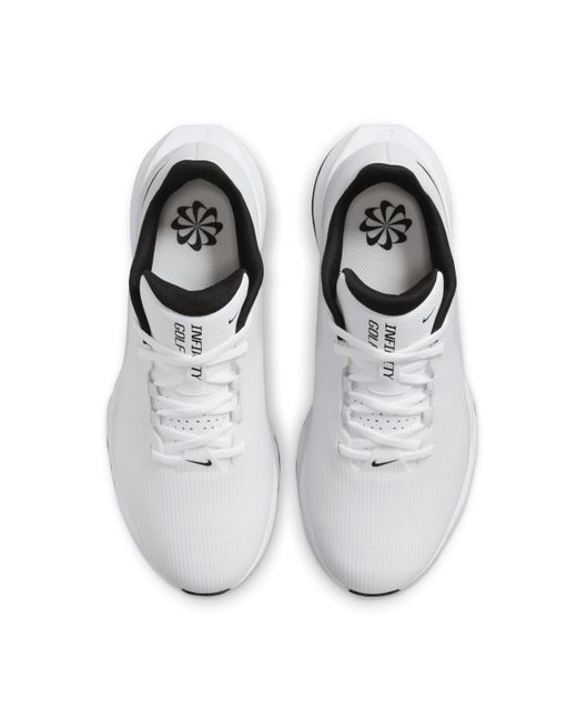 Nike White Infinity G Nn Golf Shoes for men